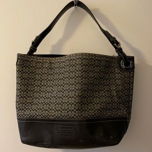 Coach monogram hobo bag